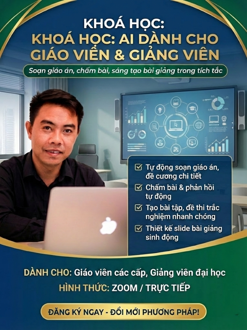 Khóa học AI dành cho Giáo viên & Giảng viên